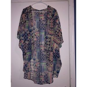 Multicolored Lightweight Cardigan